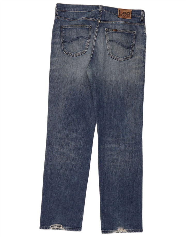 Мужские прямые джинсы Lee Brooklyn W36 L34, синий хлопок
