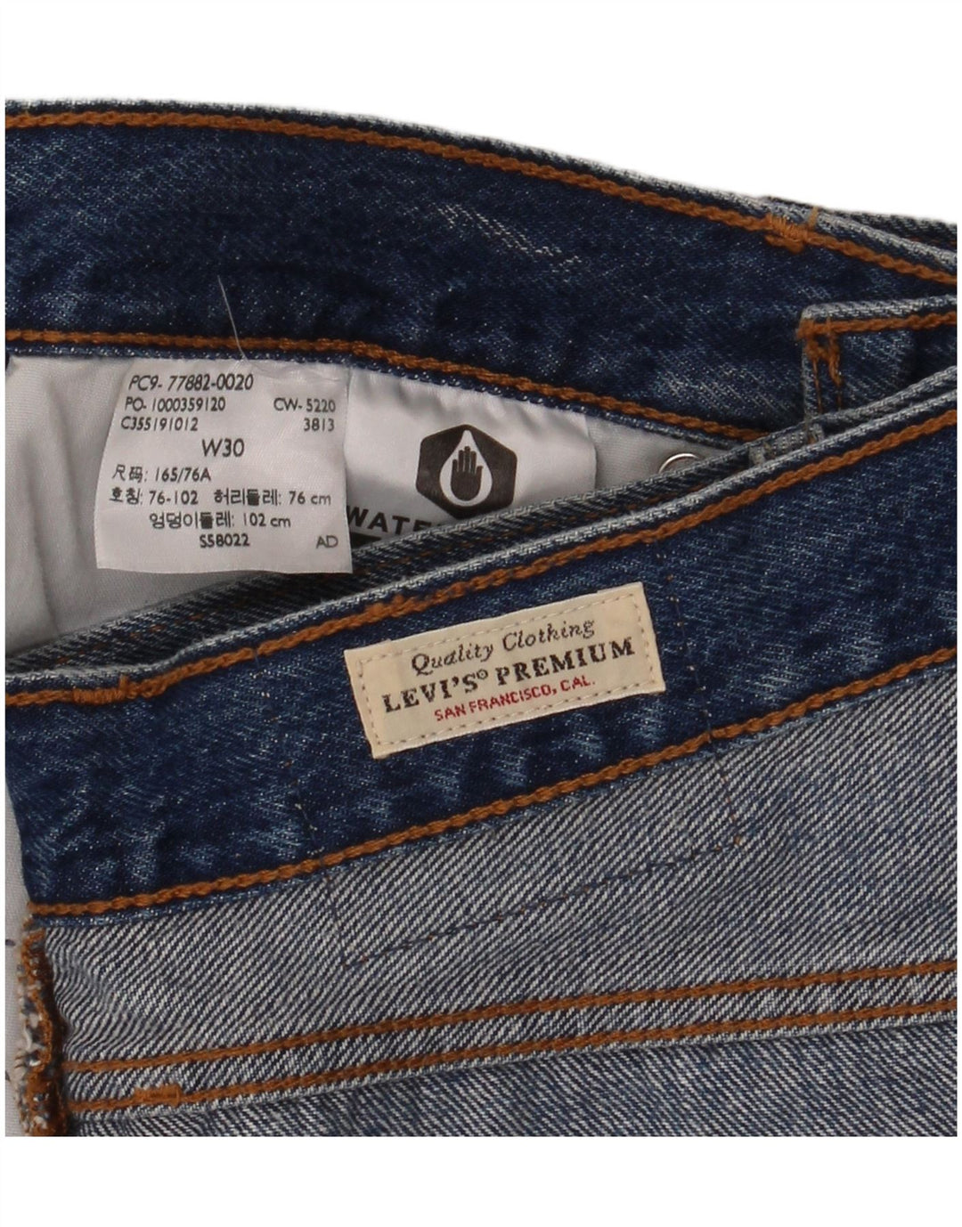 Женская джинсовая юбка Levi's W30, средний синий