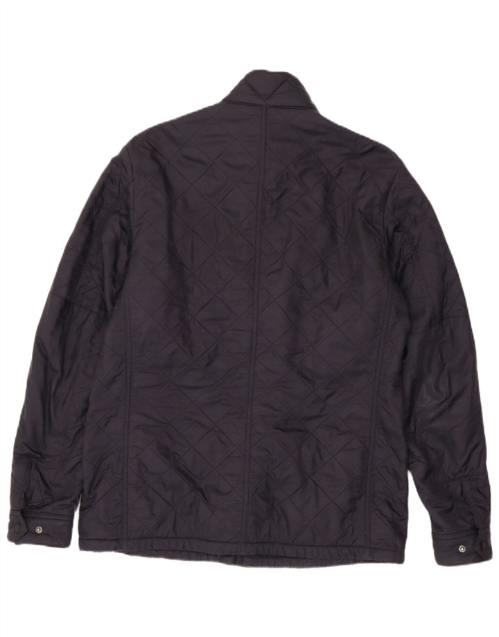 Мужская стеганая куртка Barbour UK 40, большая темно-синяя, полиамид