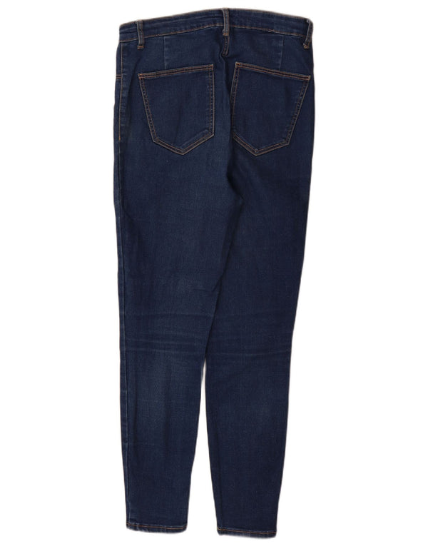Женские джинсы скинни Zara EU 42, большие W32 L29, темно-синие