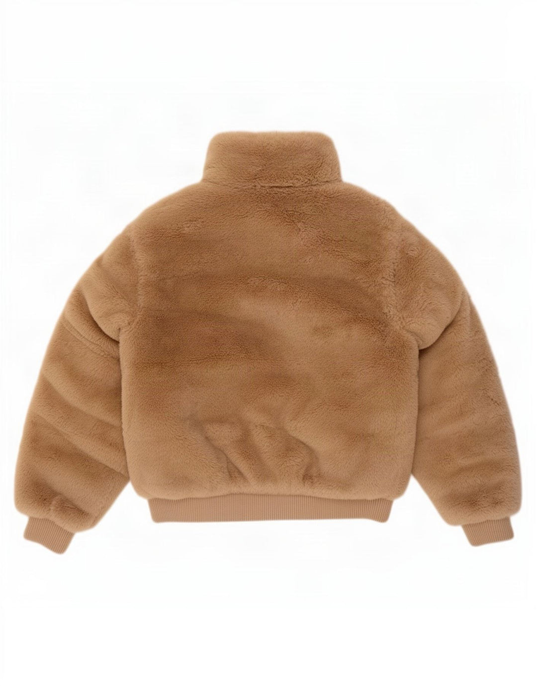 Куртка-бомбер Zara для девочек Teddy Bear, 9–10 лет, бежевый из полиэстера