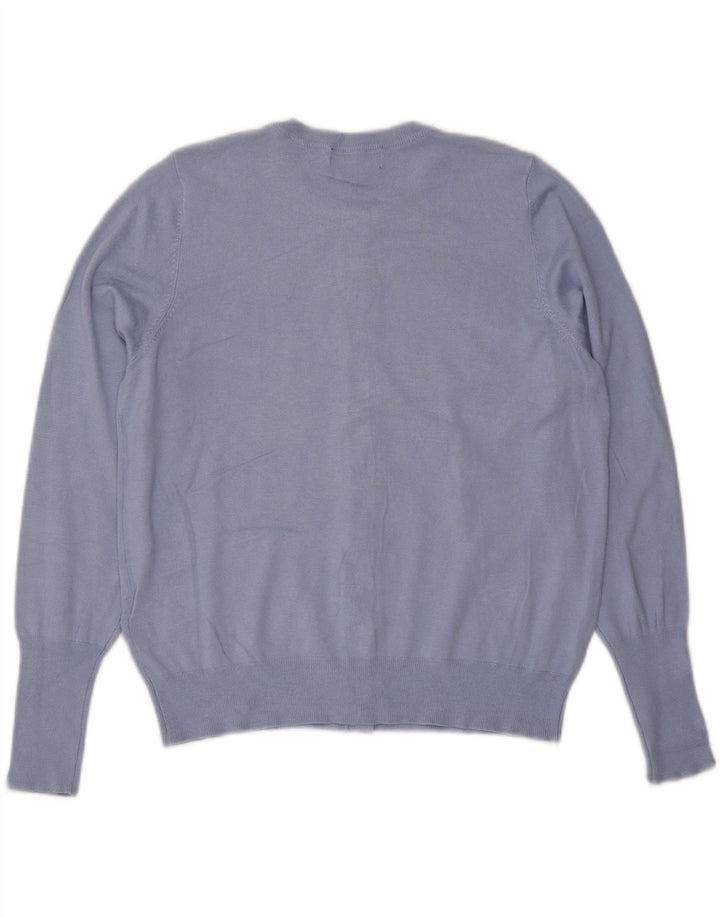 Женский кардиган Marks & Spencer UK 16, большой синий вискоза