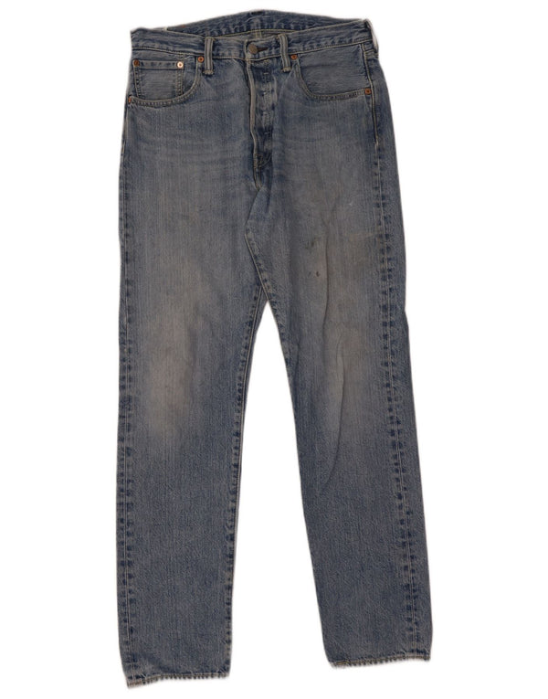 Мужские прямые джинсы Levi's 501 CT W30 L32 синие, хлопок