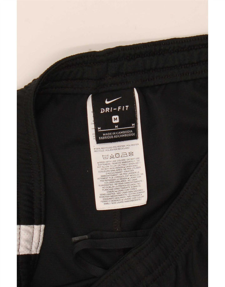 Женские спортивные шорты Nike Dri Fit UK 12, средний черный, полиэстер с цветными блоками