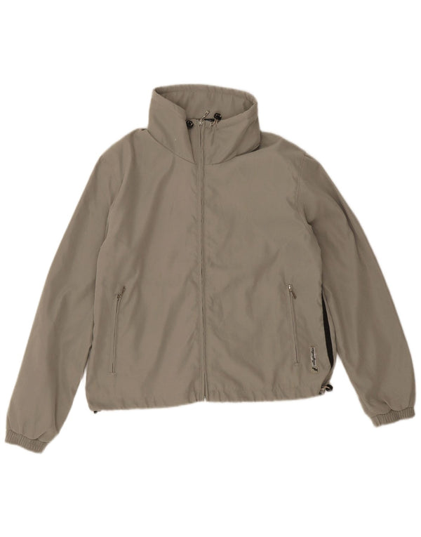 AUSTRALIAN L'ALPINA Womens Oversized Tracksuit Top Jacket IT 40 Small Grey