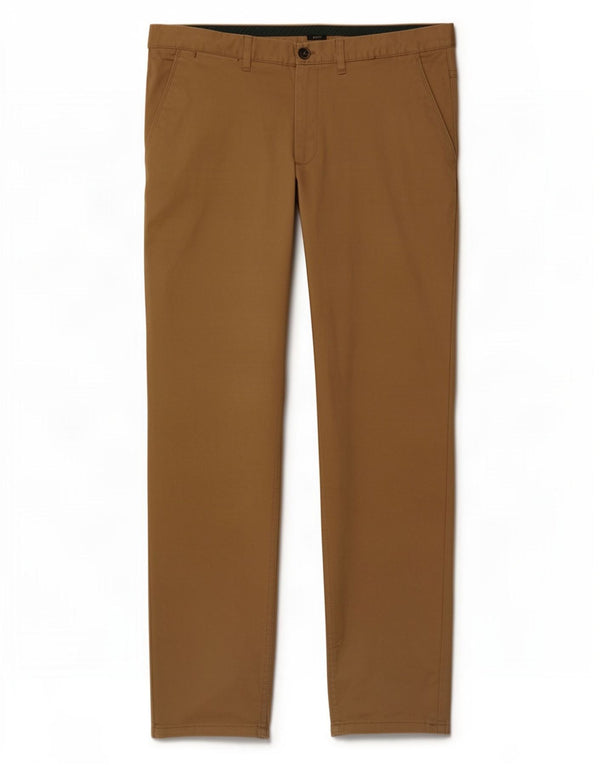 Мужские прямые брюки-чиносы Zara EU 46 XL W36 L31, бежевый хлопок