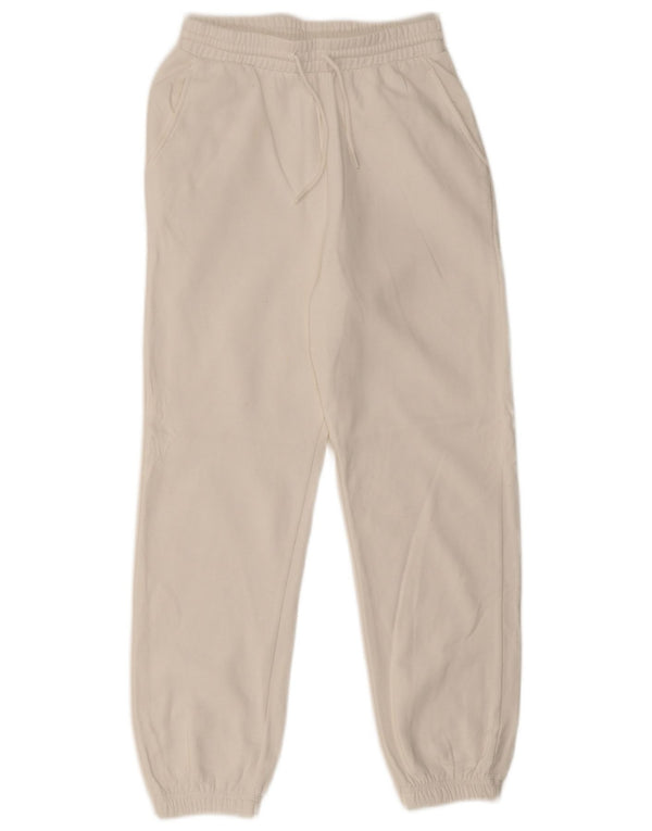 Женские спортивные брюки Zara Joggers UK 10, маленькие белые хлопковые брюки