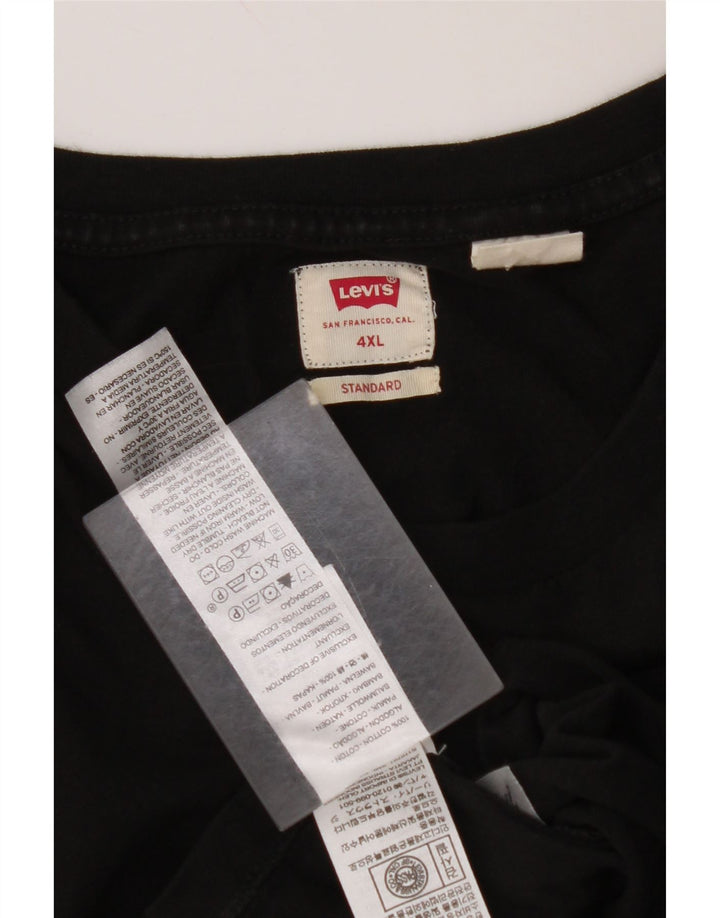 Мужская футболка LEVI'S Standard 4XL, черный хлопок