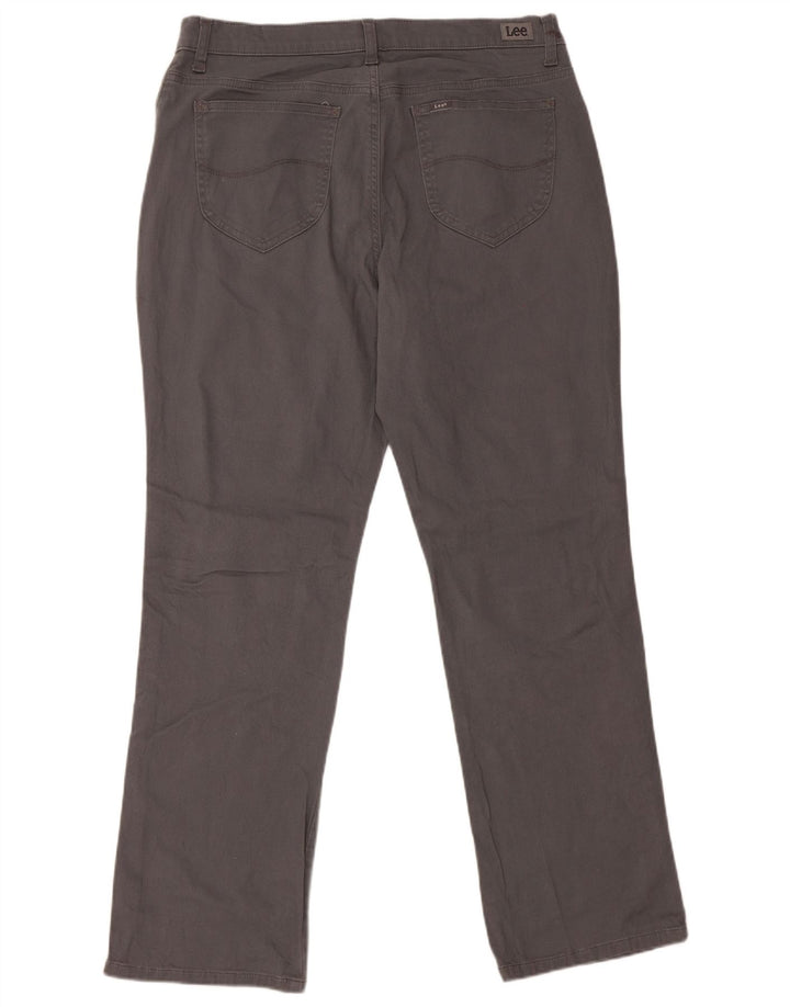 Женские повседневные брюки свободного покроя LEE со средней посадкой, США 14, XL, W36, L30, серые