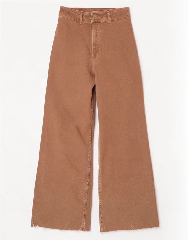 Женские повседневные широкие брюки Zara EU 36 XS W26 L28, бежевый хлопок