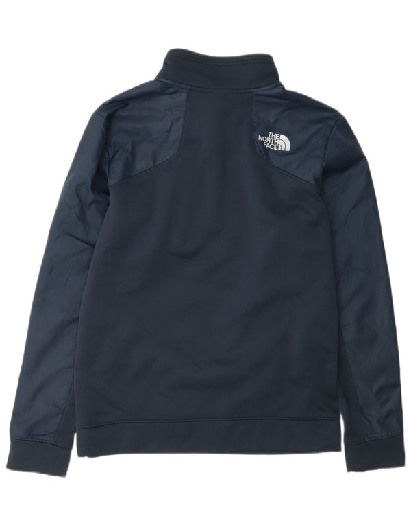 Свитшот с воротником на молнии для мальчиков The North Face, джемпер, 14–15 лет, темно-синий, размер XL