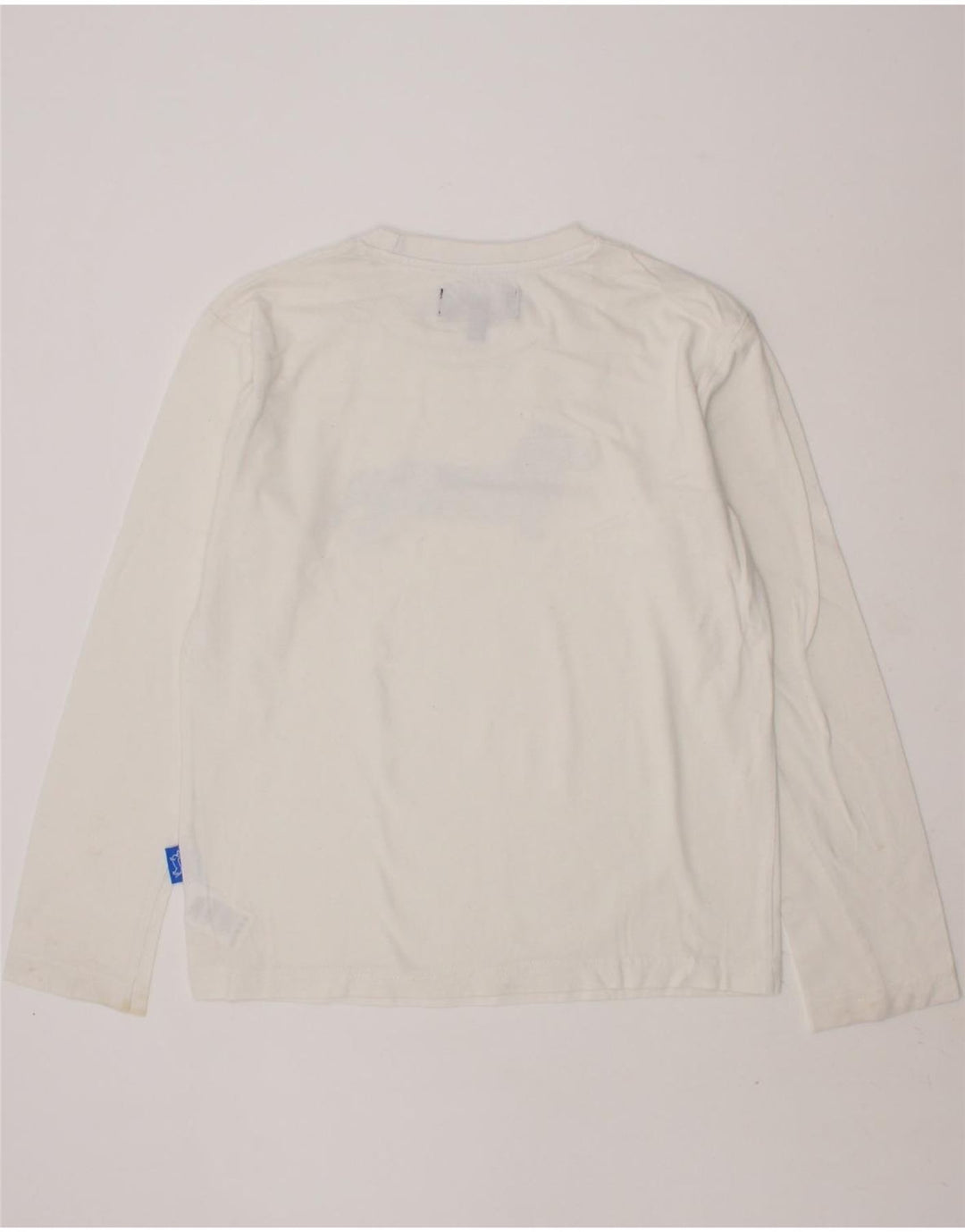 HARMONT & BLAINE Boys Graphic Top Long Sleeve 7-8 Years White Cotton Vintage Harmont & Blaine and Second-Hand Harmont & Blaine from Messina Hembry 