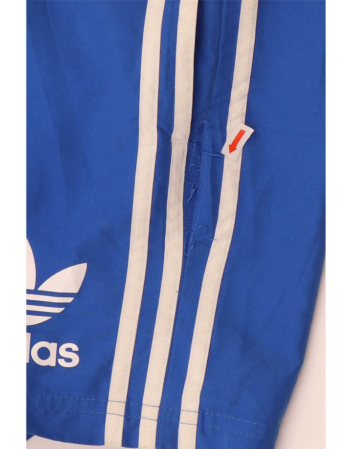 Мужские спортивные шорты Adidas XL синие из полиэстера