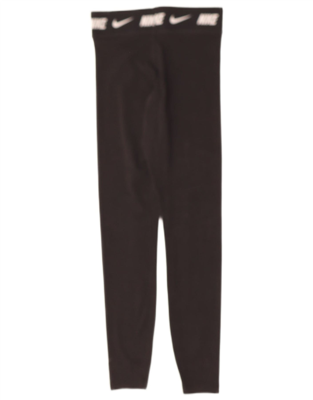NIKE Womens Graphic Leggings UK 8 Small Black Cotton