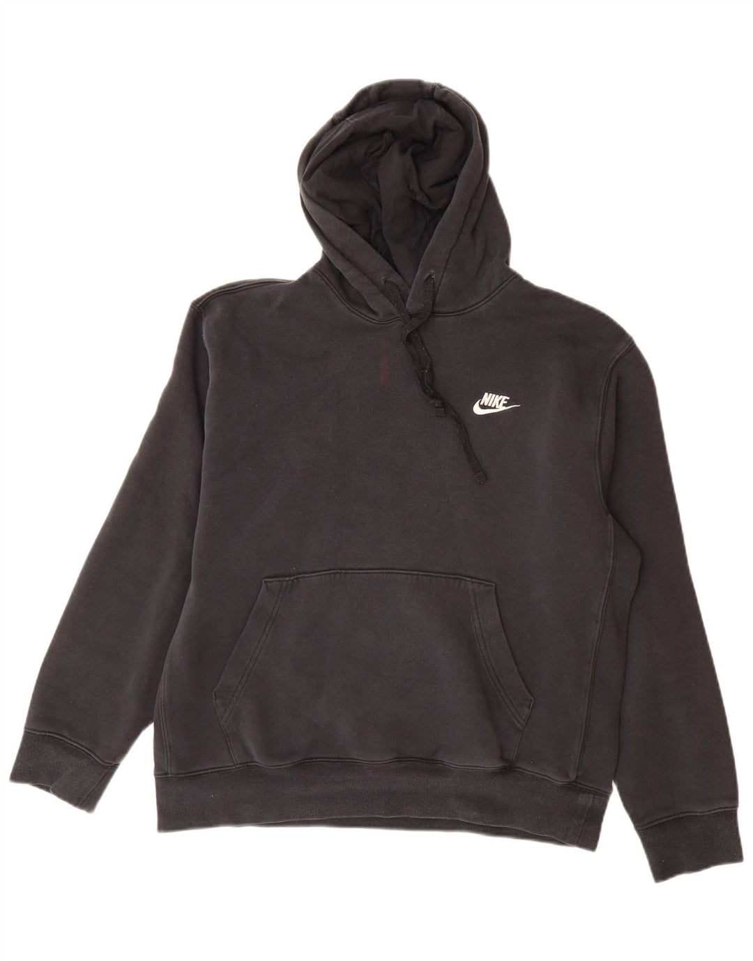 Мужской джемпер с капюшоном Nike, средний черный, хлопок