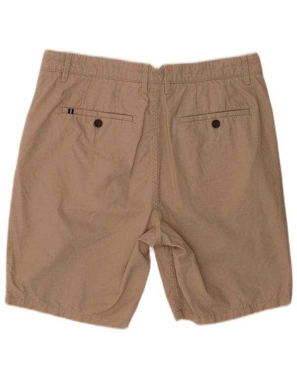 Мужские шорты чинос Crew Clothing W34, большие бежевые, хлопок