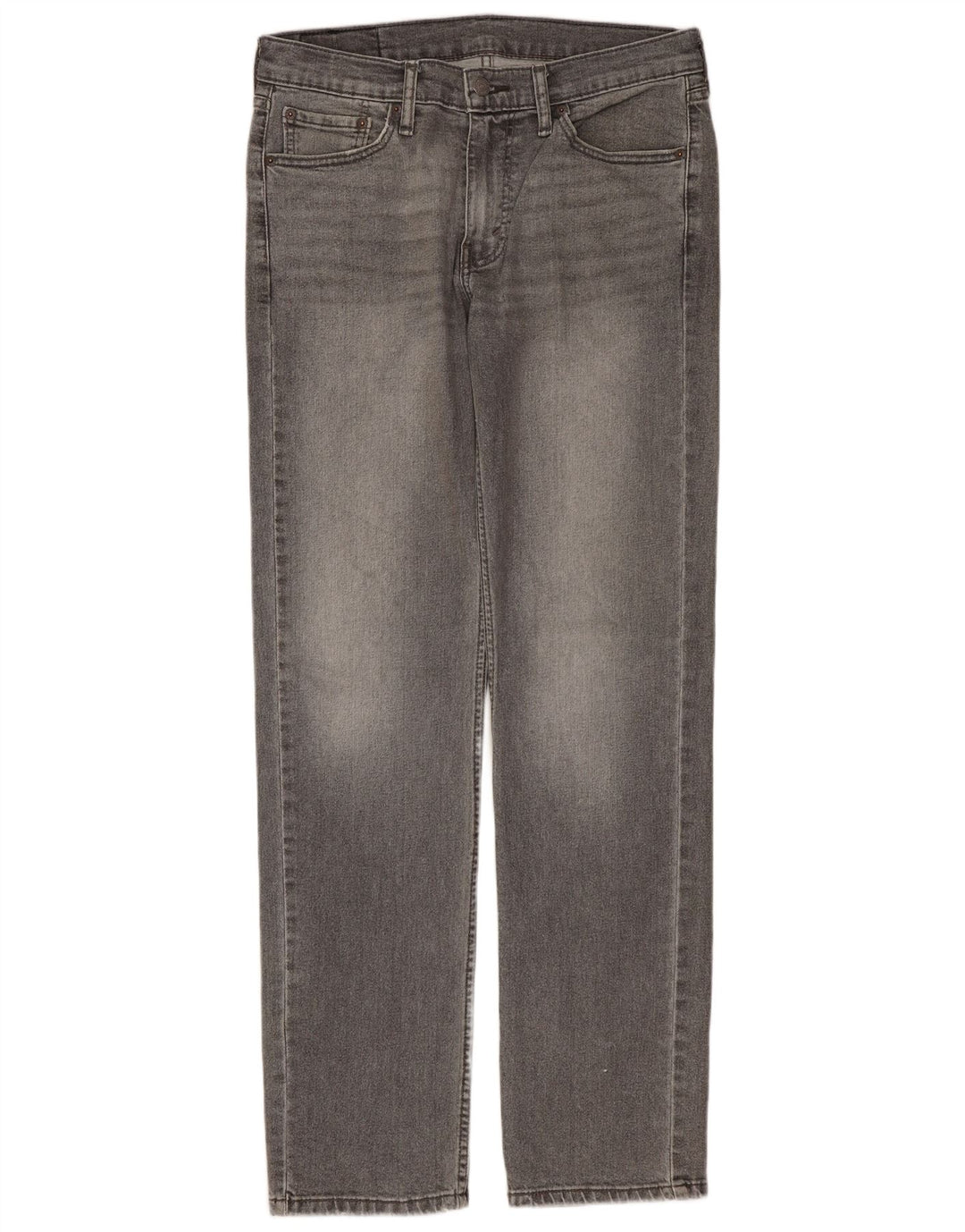Мужские прямые джинсы Levi's 514, размер 30 W30 L32, серый хлопок