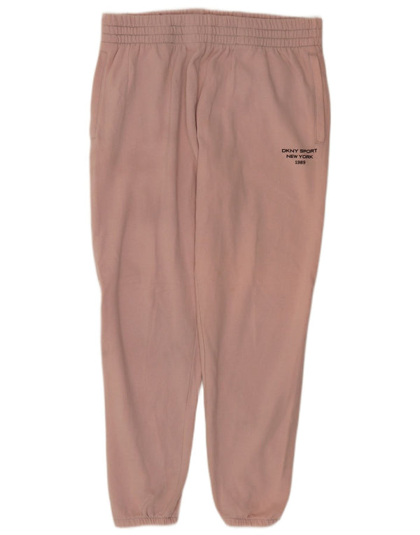 Женские спортивные брюки Dkny, брюки для бега, UK 18 XL, розовый хлопок
