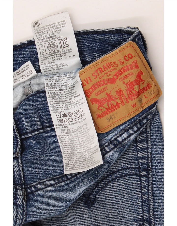 Женские прямые джинсы LEVI'S 541 W30 L32 Синие, хлопок