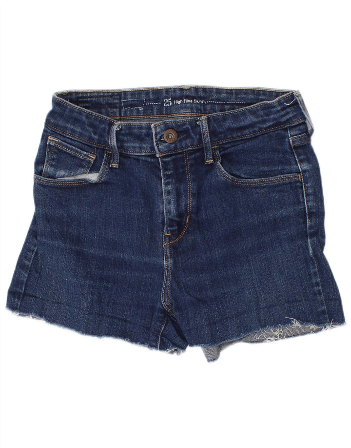 Женские джинсовые шорты Levi's W25 XS, синие, хлопок