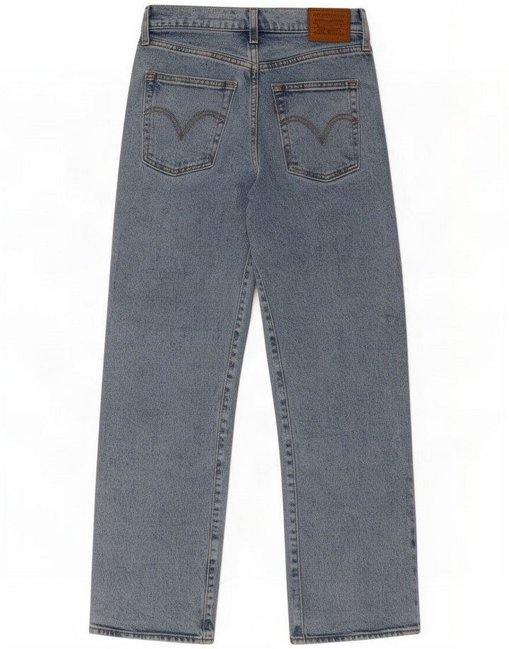 Женские прямые джинсы Levi's Ribcage W26 L27 Синие