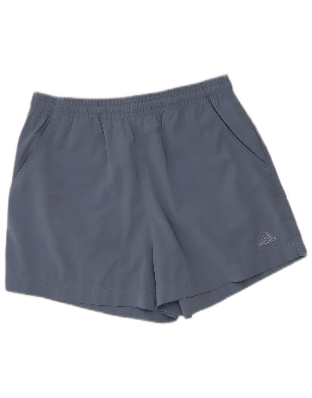Женские спортивные шорты Adidas UK 12, средний синий полиэстер