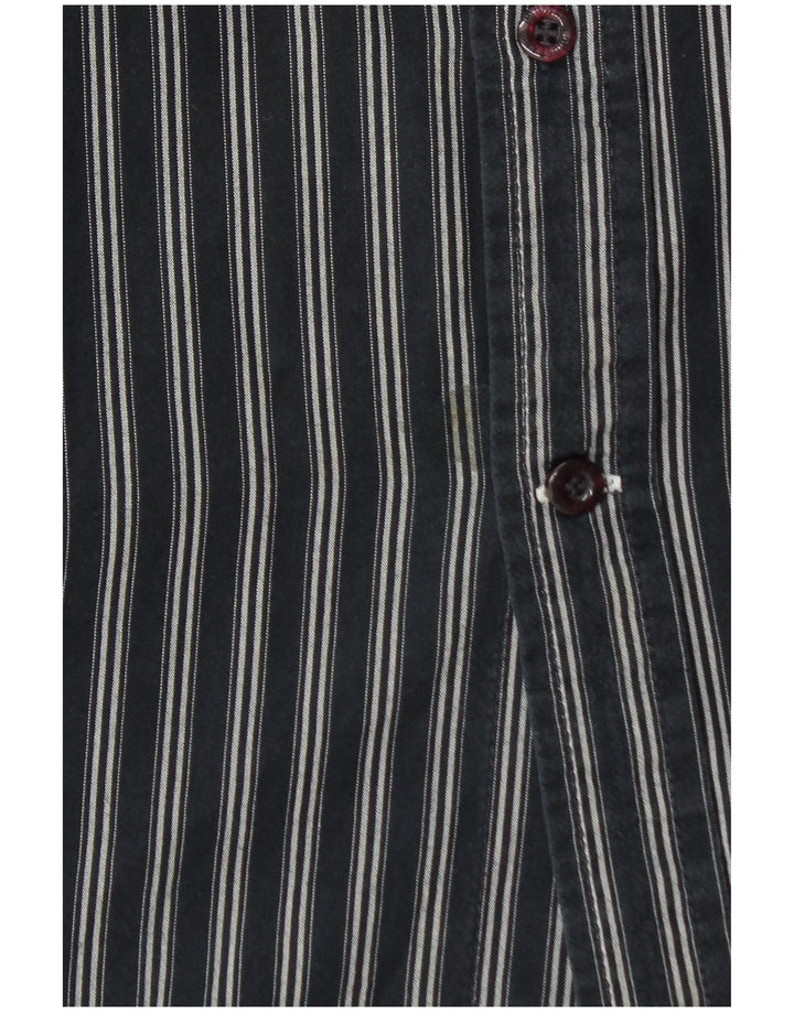 Мужская рубашка MUSTANG, большая черная полоска, хлопок