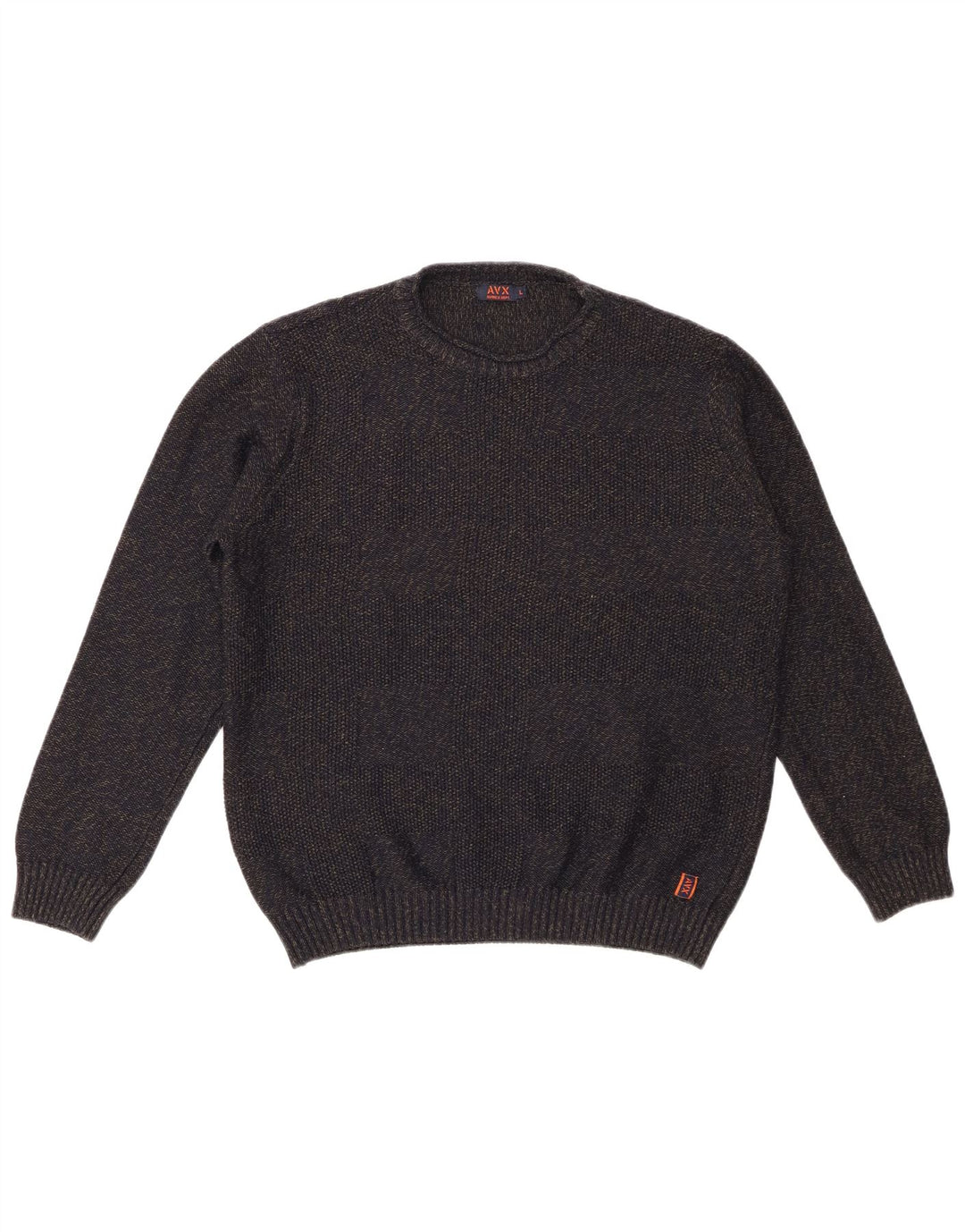 Женский джемпер с круглым вырезом AVIREX UK 16, большой темно-синий в крапинку