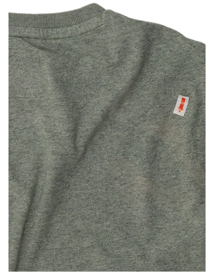 SUPERDRY Мужская футболка Top 2XL Зеленый хлопок