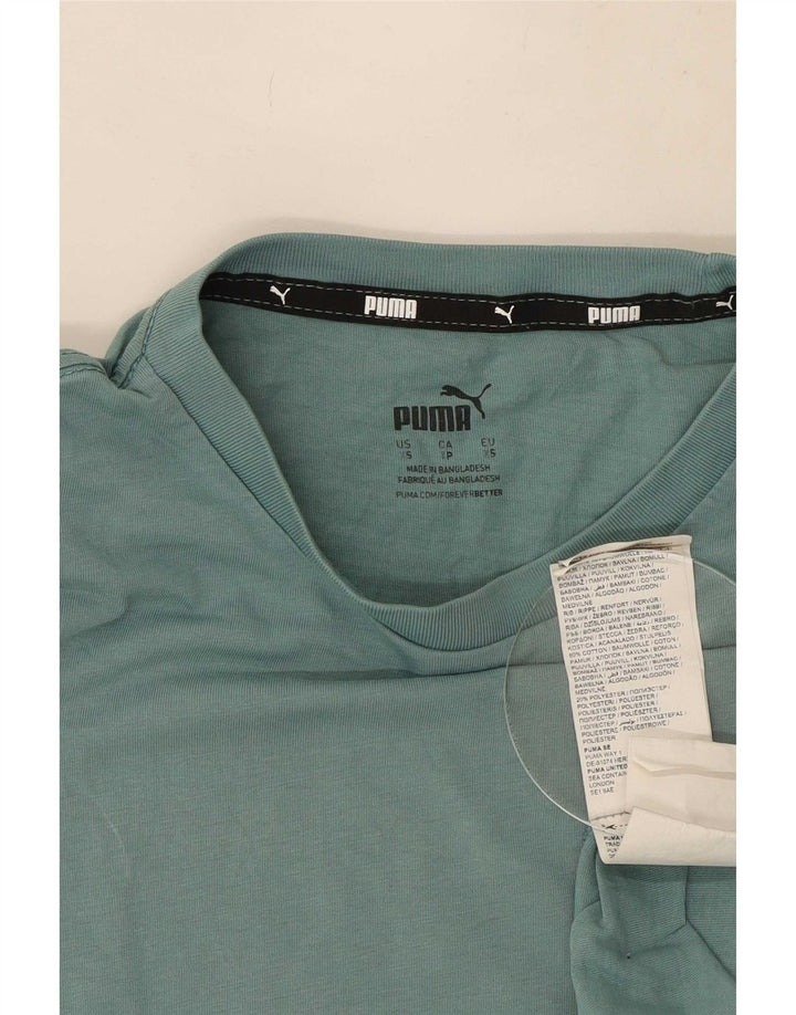 Мужская футболка Puma Top XS, зеленый хлопок