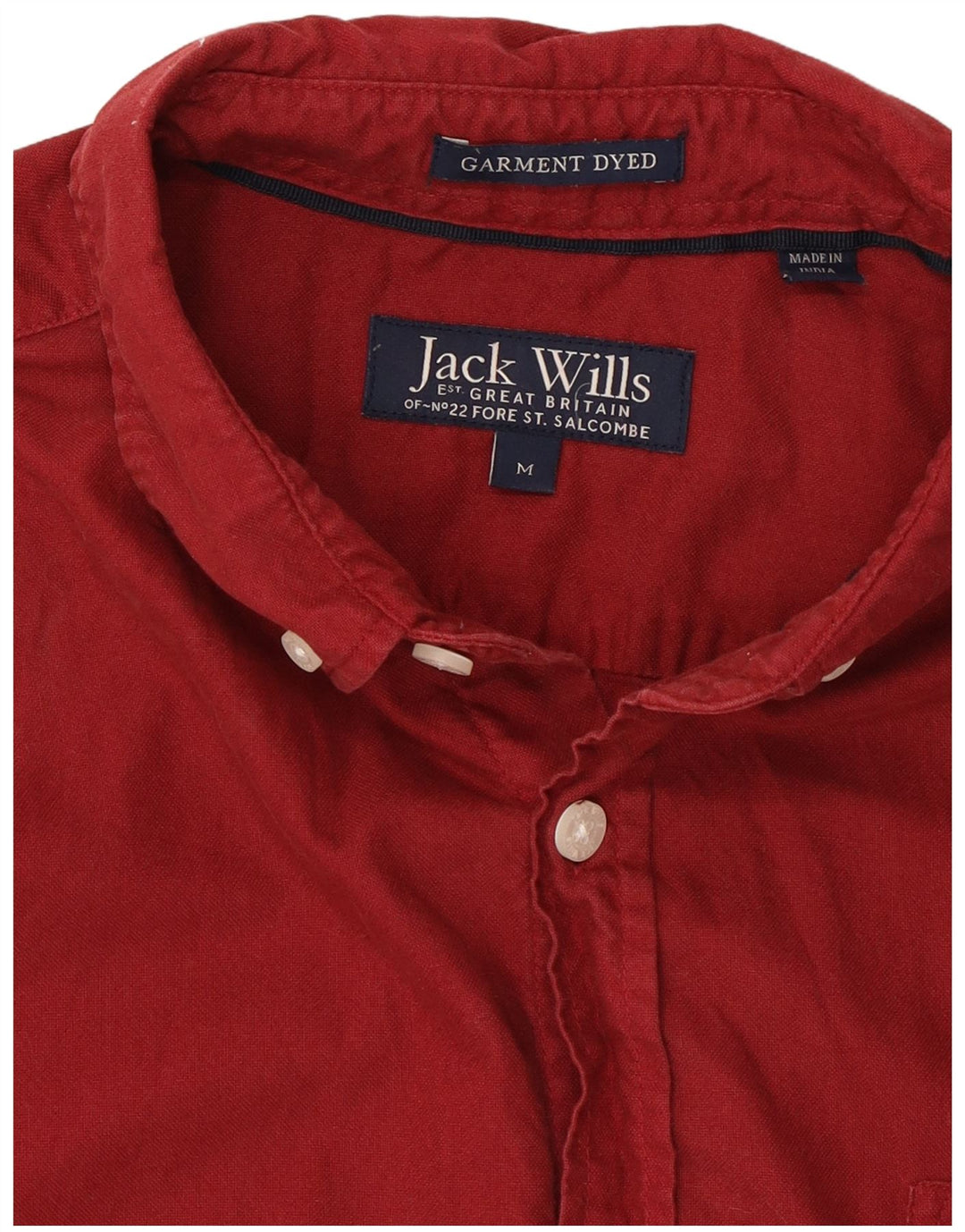 Рубашка мужская Jack Wills средне-красная