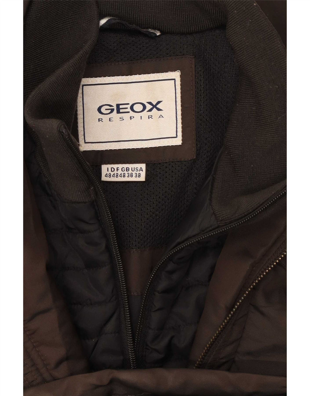 Geox Мужская куртка Utility UK 48 4XL Коричневый полиамид