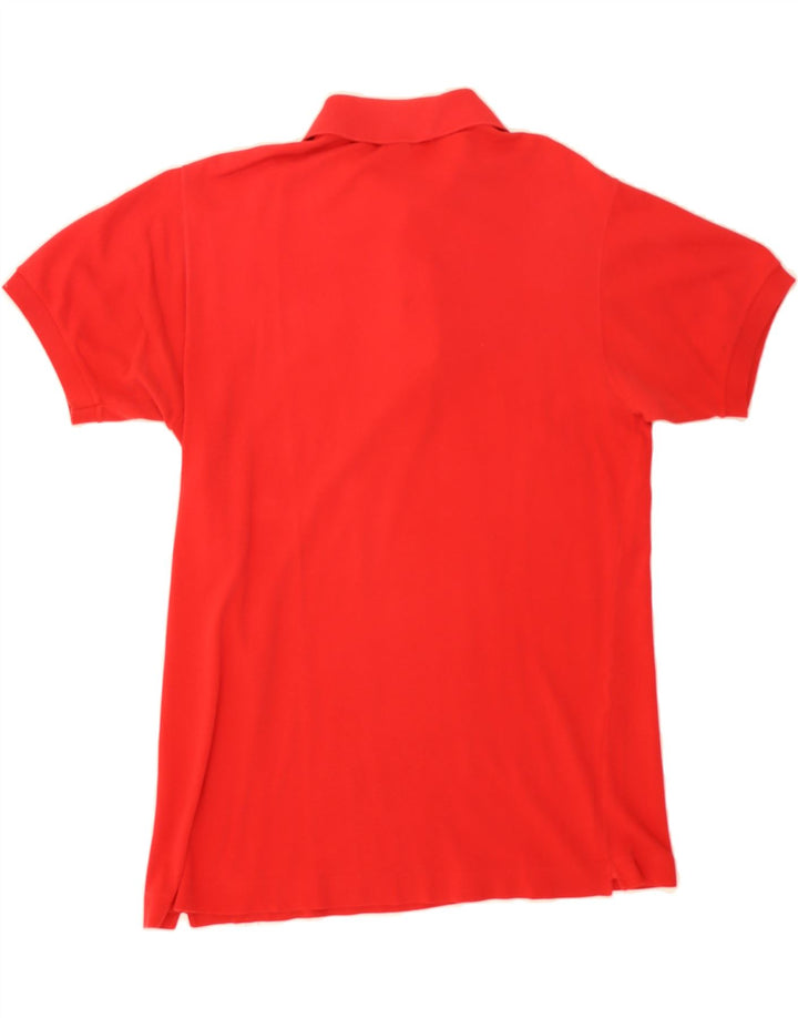 LACOSTE Mens Polo Shirt Size 4 Medium Red Cotton Vintage Lacoste and Second-Hand Lacoste from Messina Hembry 