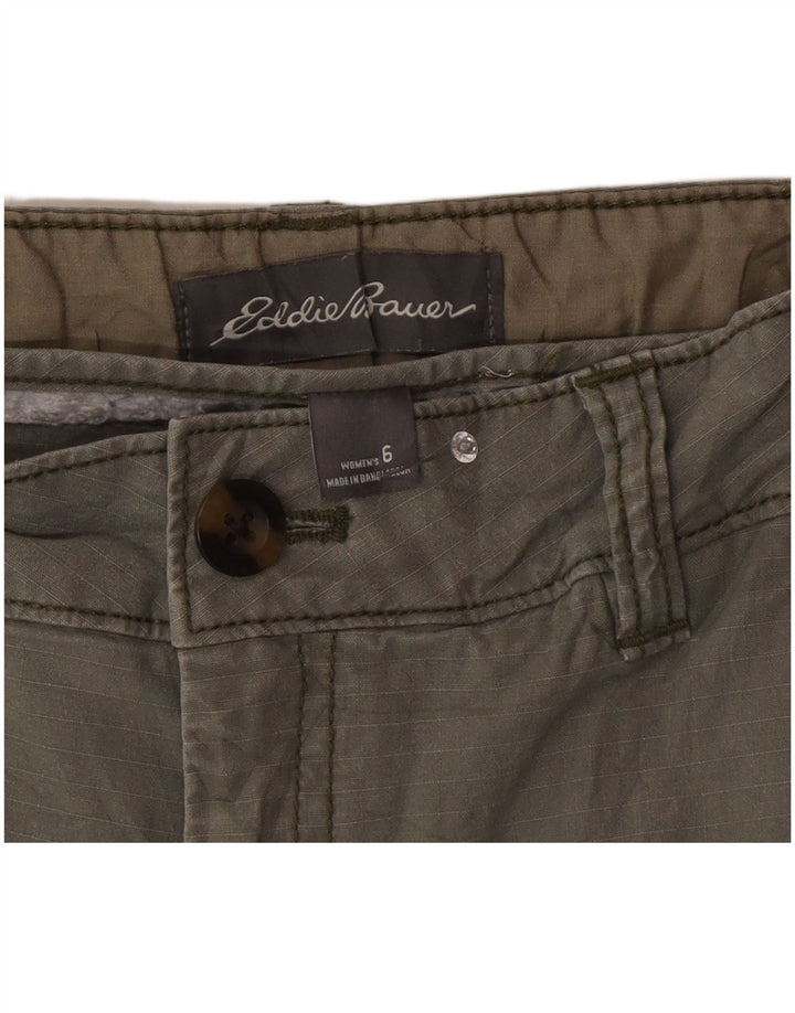 Женские шорты карго Eddie Bauer US 6 Medium W30 Хаки Хлопок