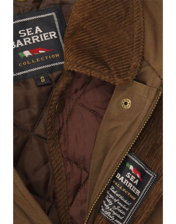 Мужская ветровка свободного покроя Sea Barrier UK 36, маленький коричневый цвет