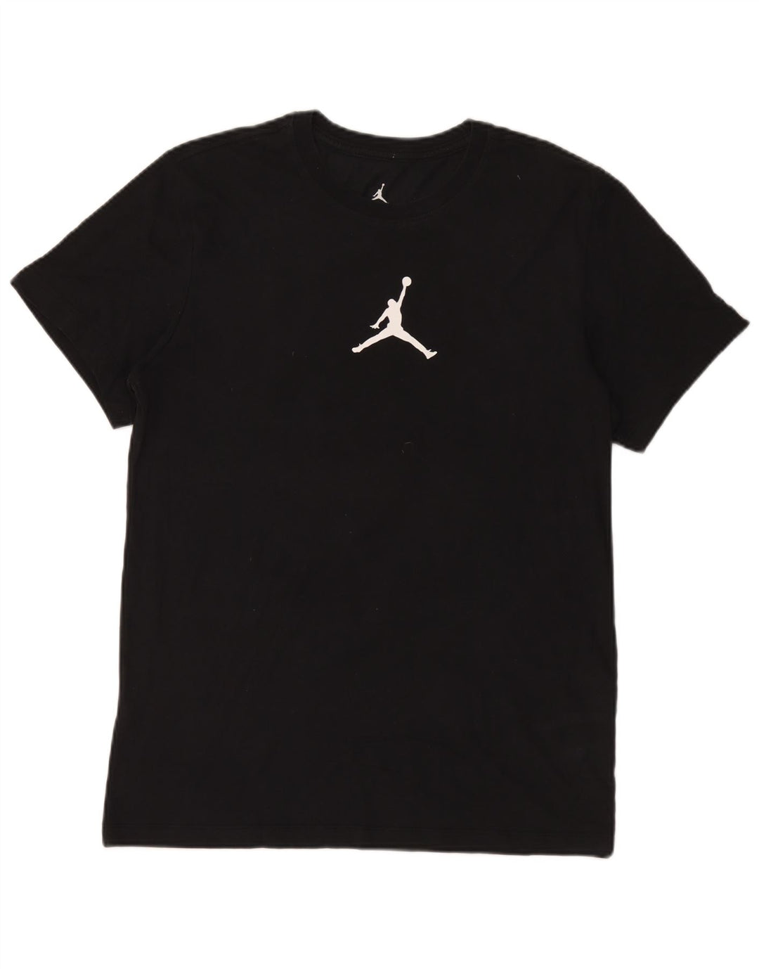 Мужская футболка Jordan Dri Fit из хлопка среднего размера, черная