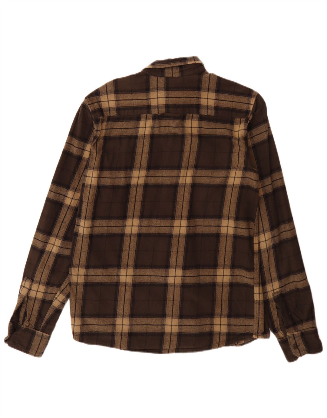 Мужская фланелевая рубашка Dickies, маленькая коричневая клетка, хлопок