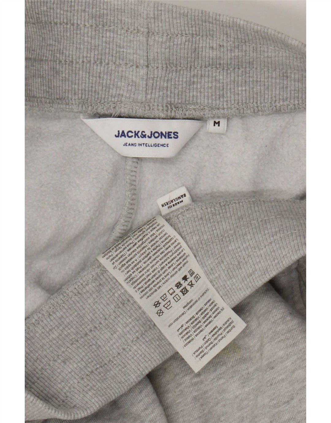 Мужские спортивные брюки Jack & Jones, джоггеры, средний серый хлопок с крапинками