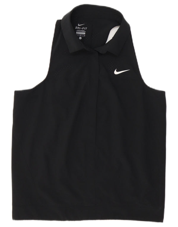 Женский жилет NIKE Dri Fit UK 16, большой черный полиэстер
