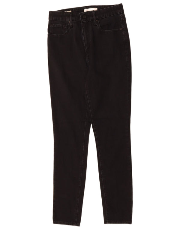 Женские джинсы скинни LEVI'S 721 с высокой посадкой W28 L28, черный хлопок