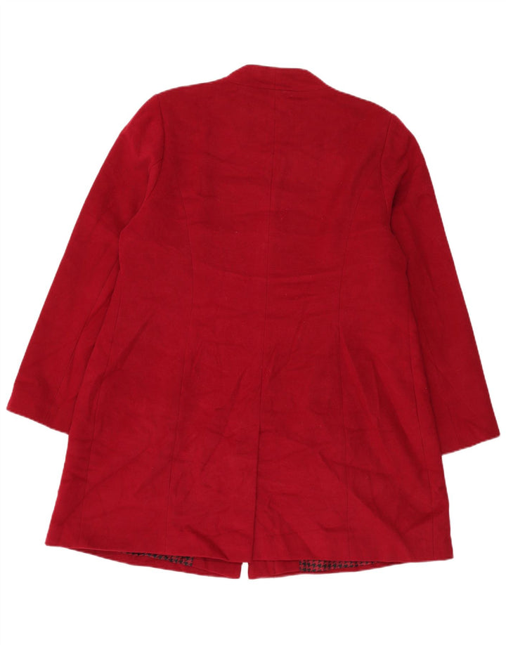 Женское пальто Marks & Spencer UK 18 XL, красный полиэстер