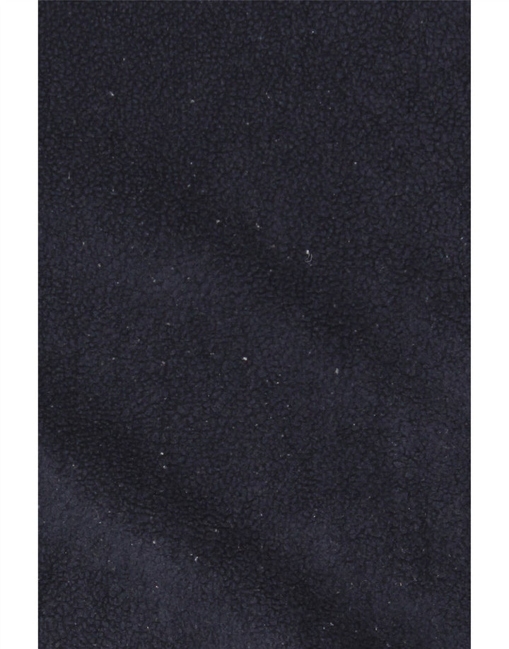 Мужской флисовый джемпер Kappa с воротником на молнии, средний, темно-синий, полиэстер, спортивный