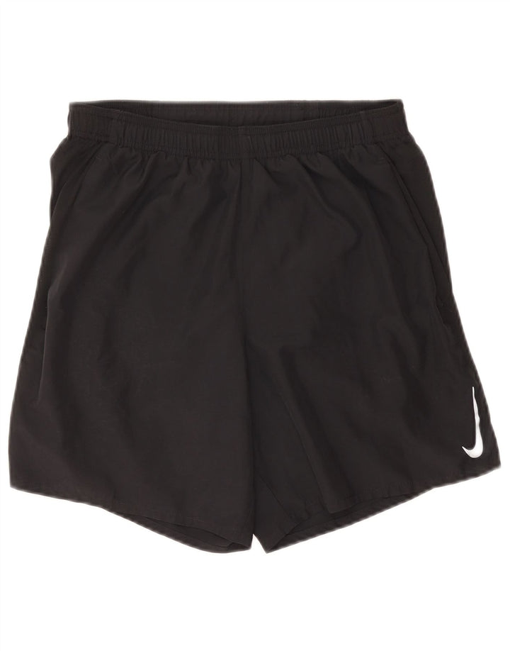 Мужские спортивные шорты Nike Dri Fit, средние черные