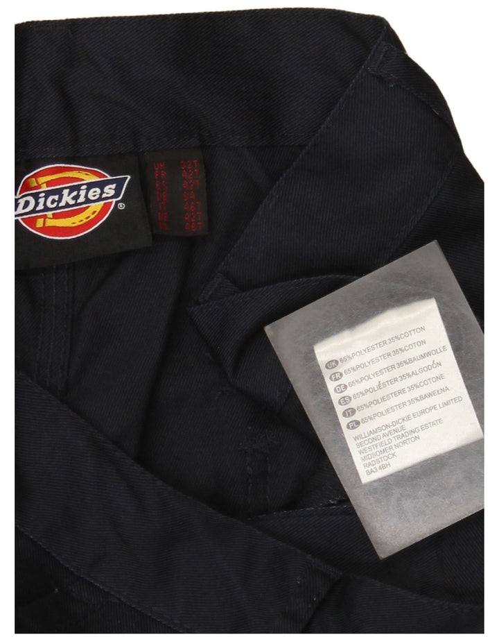 Мужские прямые брюки-карго Dickies W32 L30 темно-синие из полиэстера