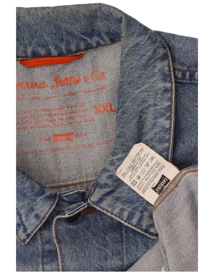 Мужская джинсовая куртка Carrera UK 44 2XL, синяя, хлопок
