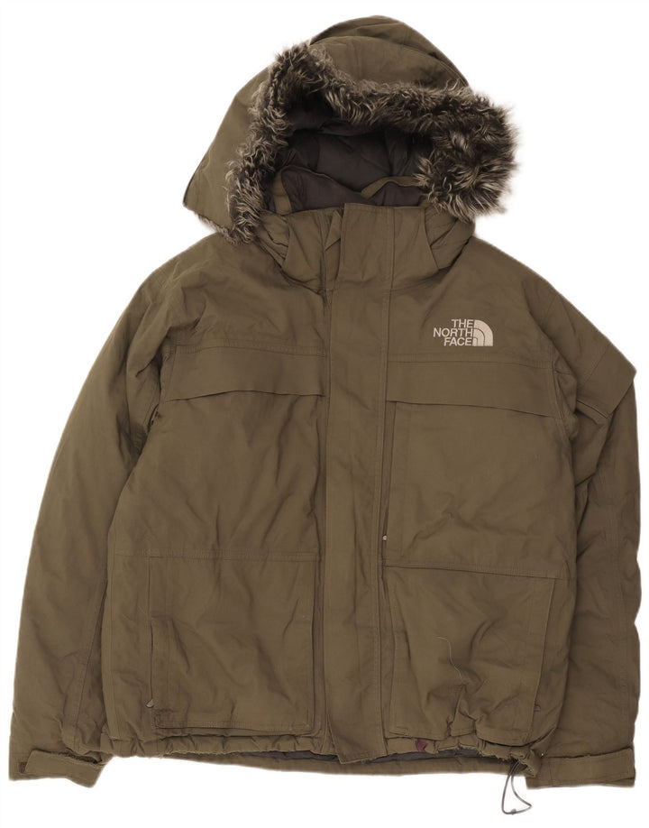 Мужская утепленная куртка The North Face UK 38, средний хаки, нейлон