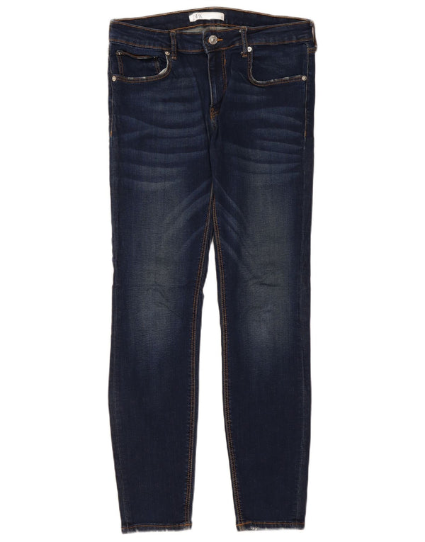 Женские джинсы скинни Zara EU 42, большие W32 L28, синие