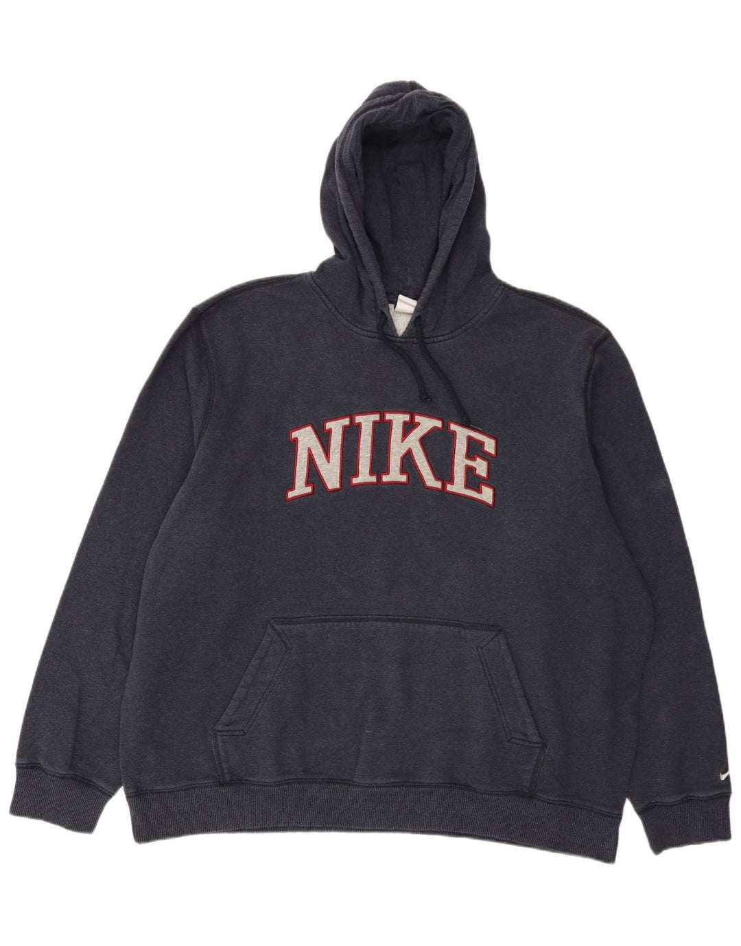 Мужская толстовка с капюшоном Nike 2XL темно-синего цвета