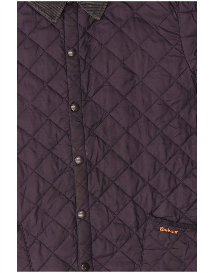 Мужская стеганая куртка Barbour UK 44 2XL темно-синяя, полиэстер