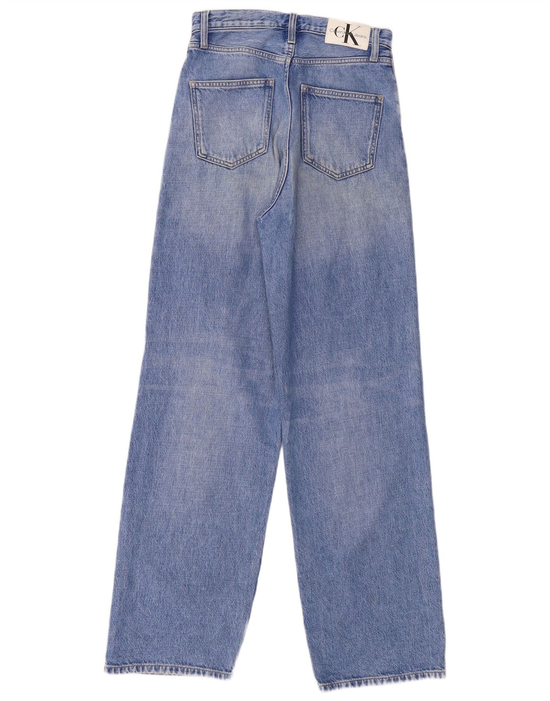 Женские широкие джинсы с высокой посадкой Calvin Klein W25 L32 синие